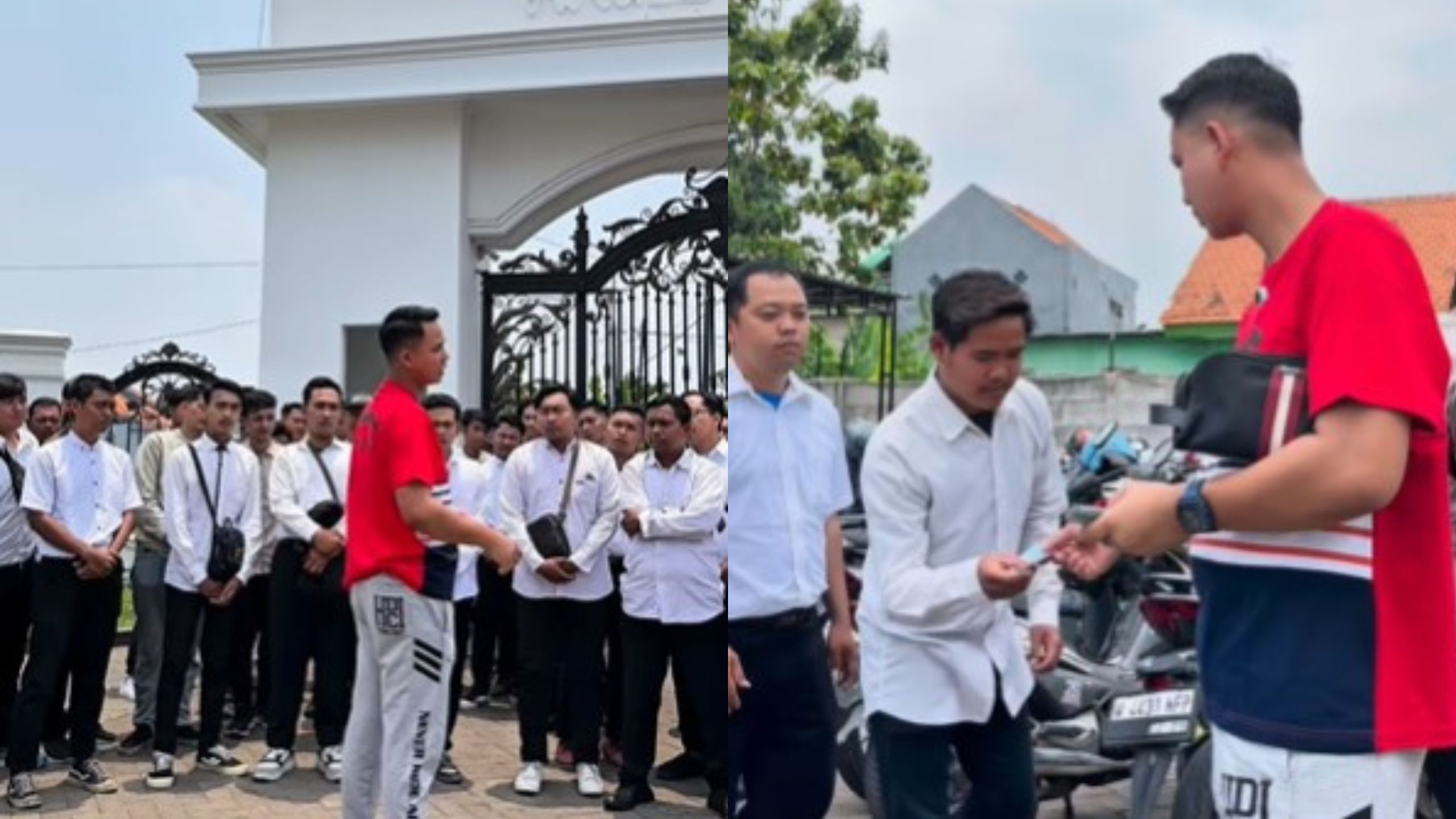 Pemilik rumah mewah di  Sidoarjo temui para pelamar. (TikTok)